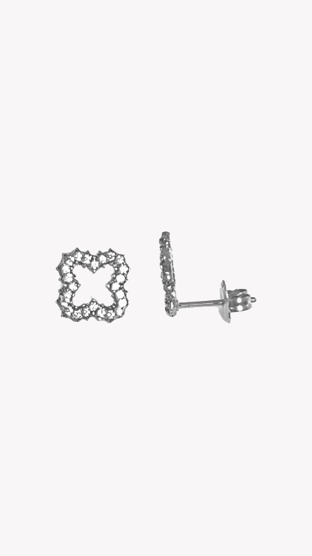 Boucles Estée silver