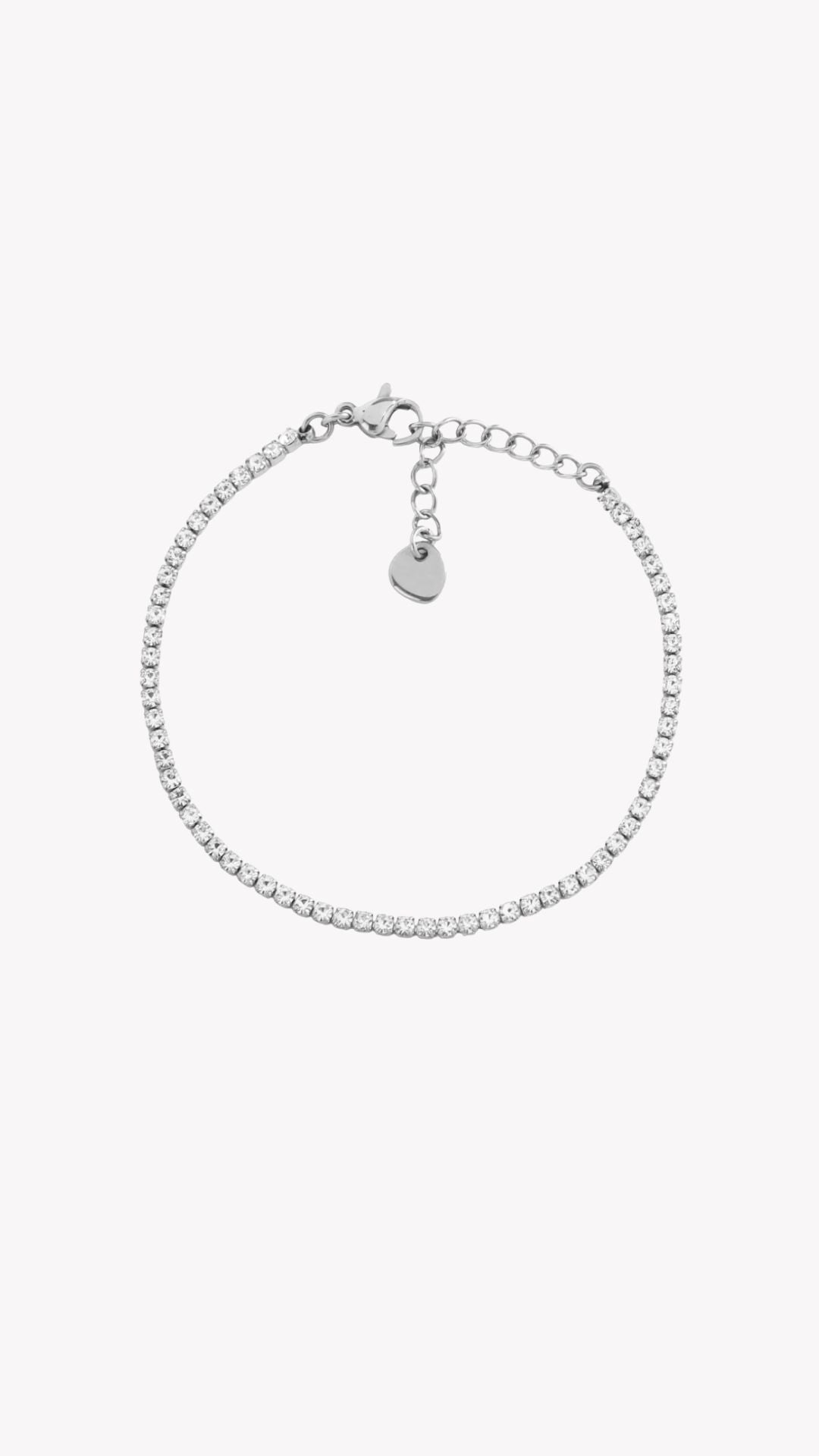 Bracelet tennis silver
