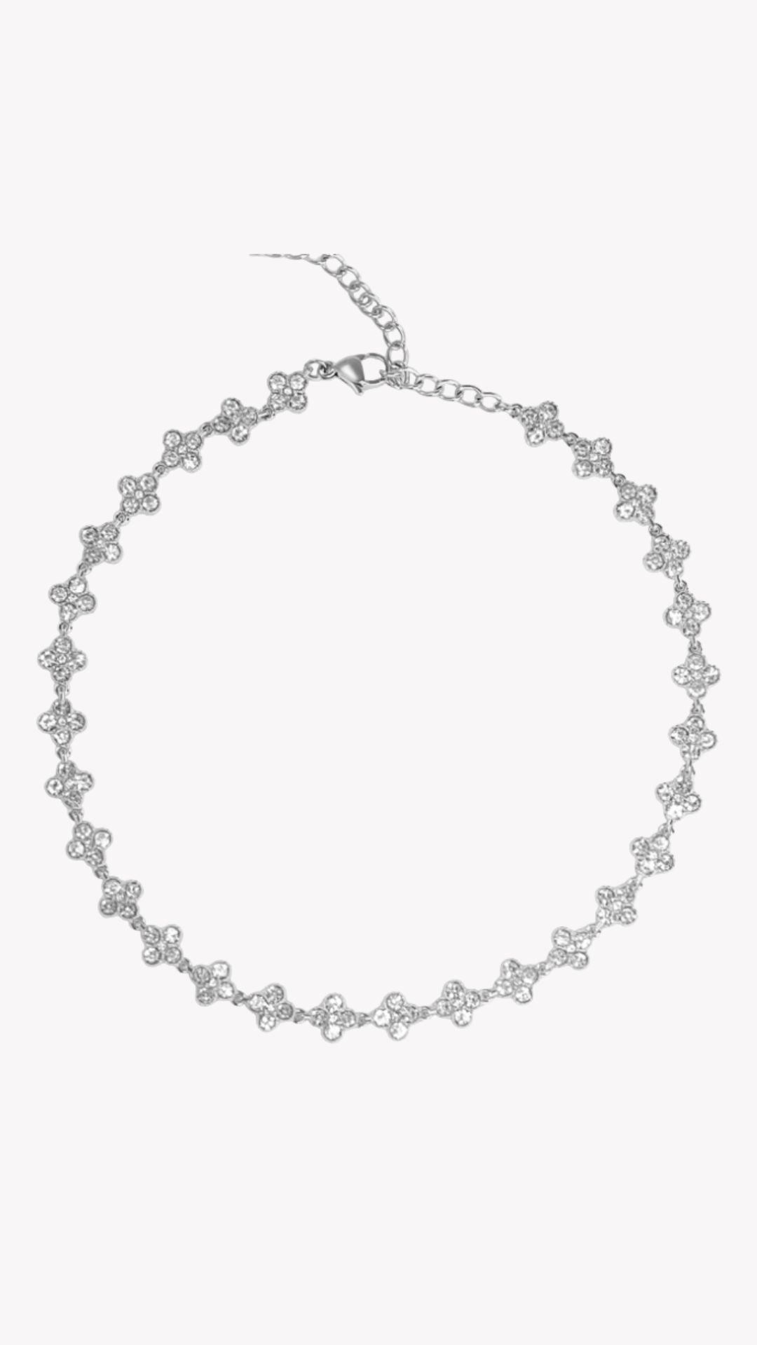 Collier Clover silver