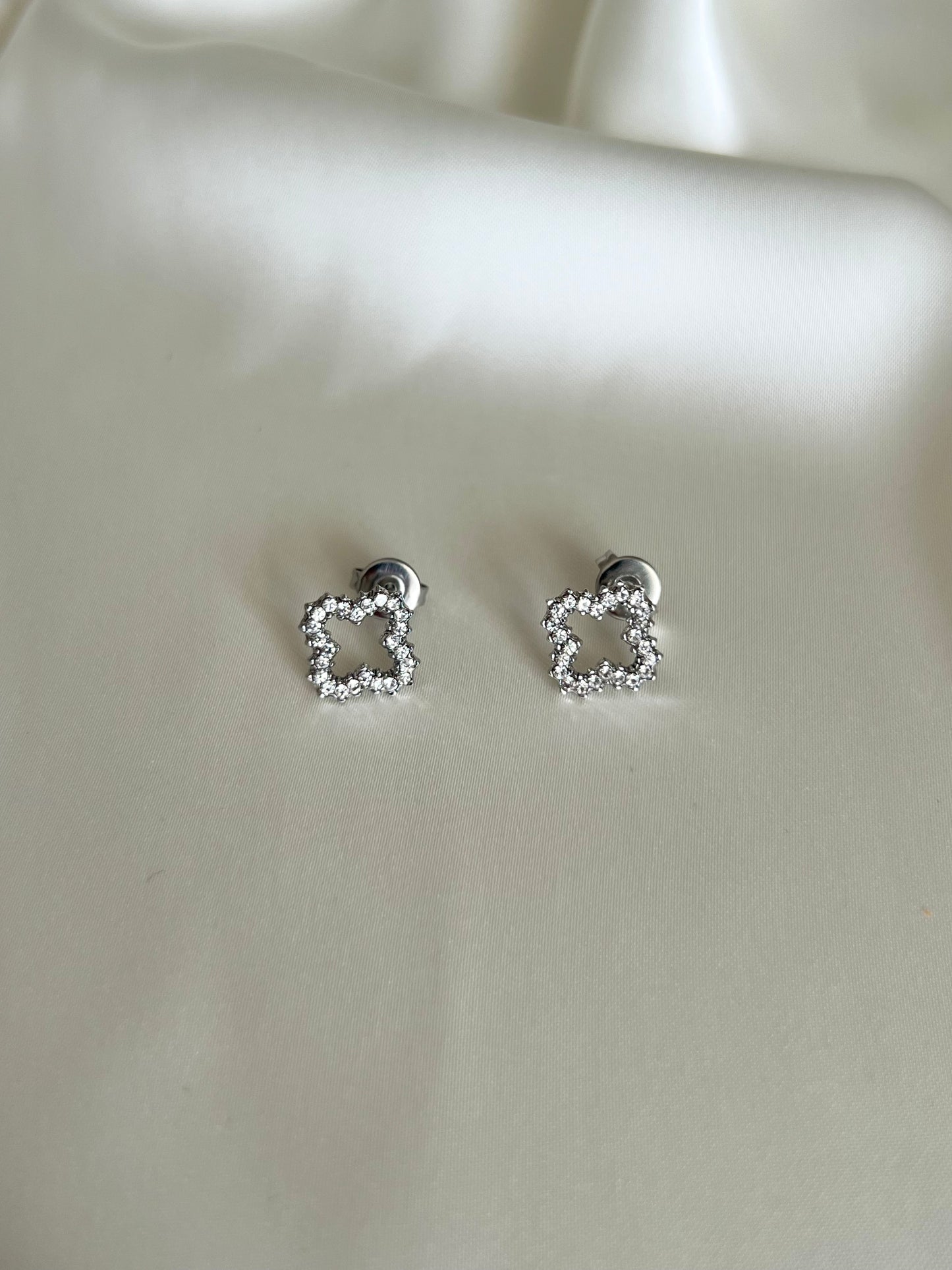 Boucles Estée silver