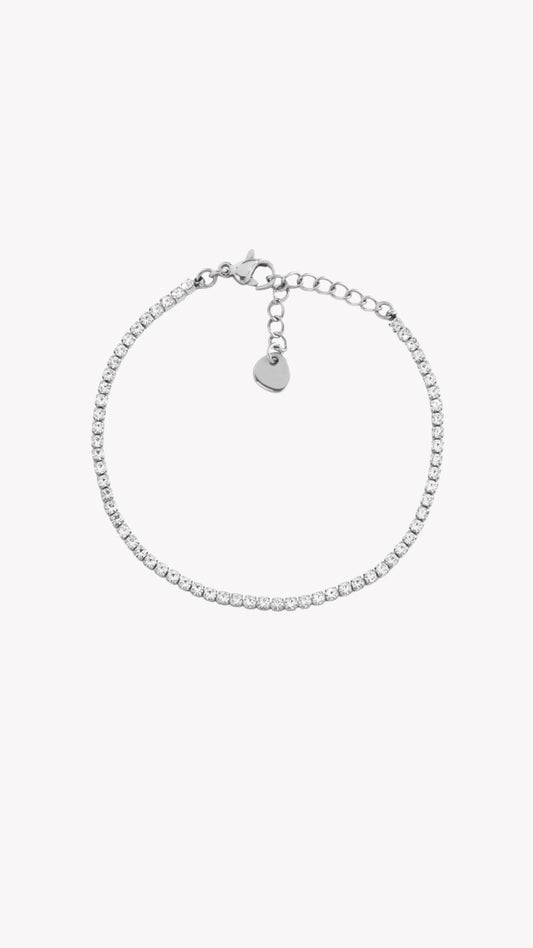 Bracelet tennis silver