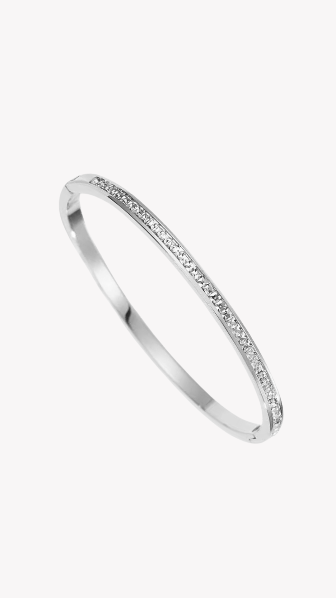 Jonc Monaco silver